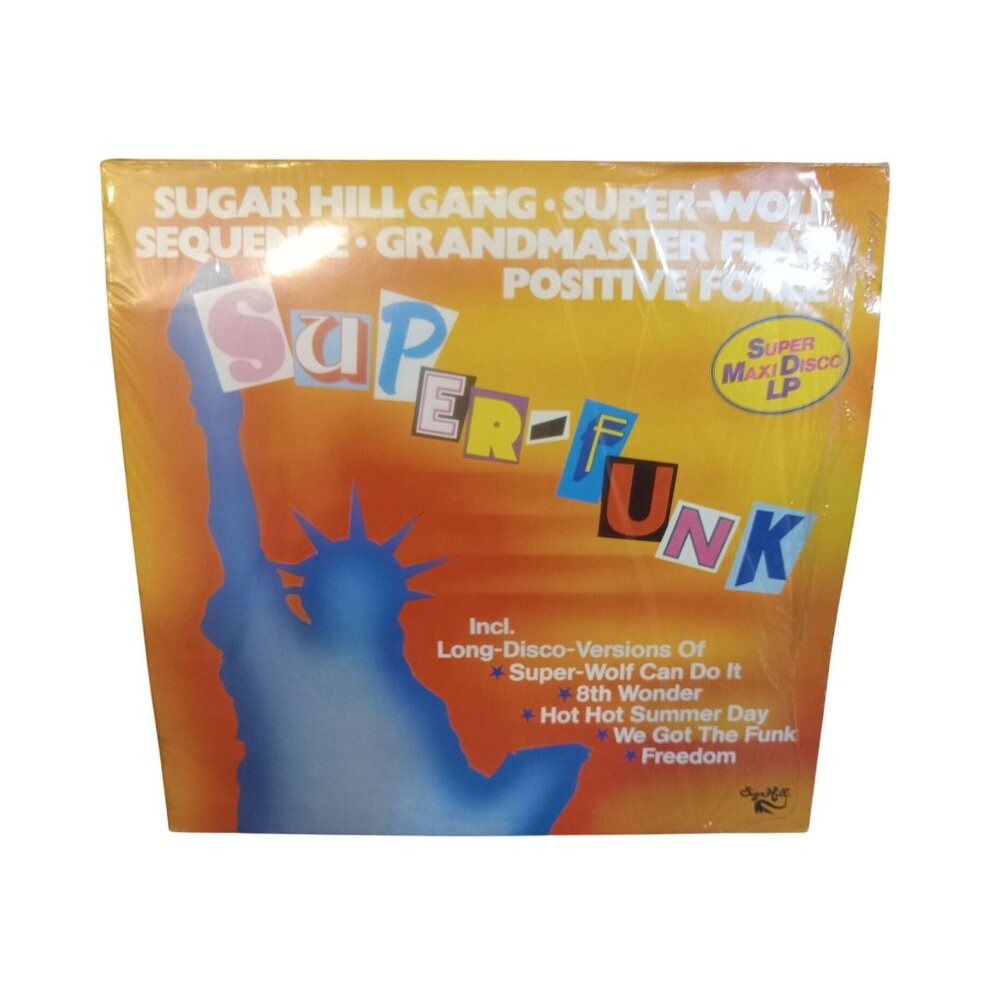 Decca Sugar Hill Gang Album Multi Color Super Funk Maxi Disc LP Side 1 & 2